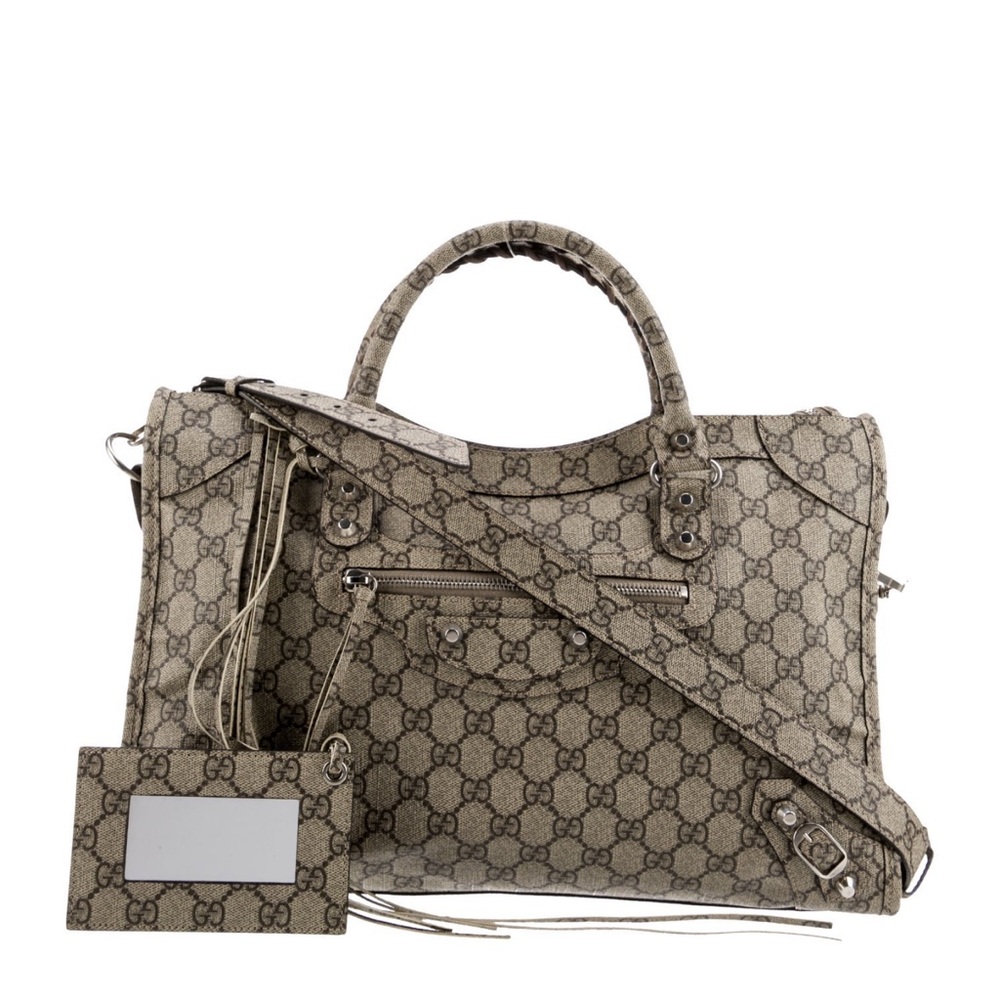 Gucci & Balenciaga collab city bag!